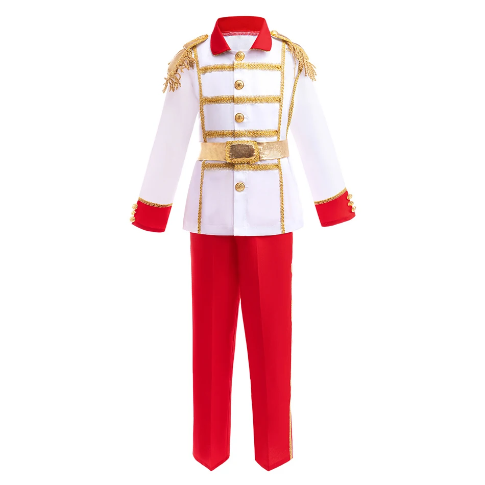 Kids Royal Prince Costume Luxurious Design for Special Events Medieval Prince Costume for Kids Perfect Parties Halloween Plays