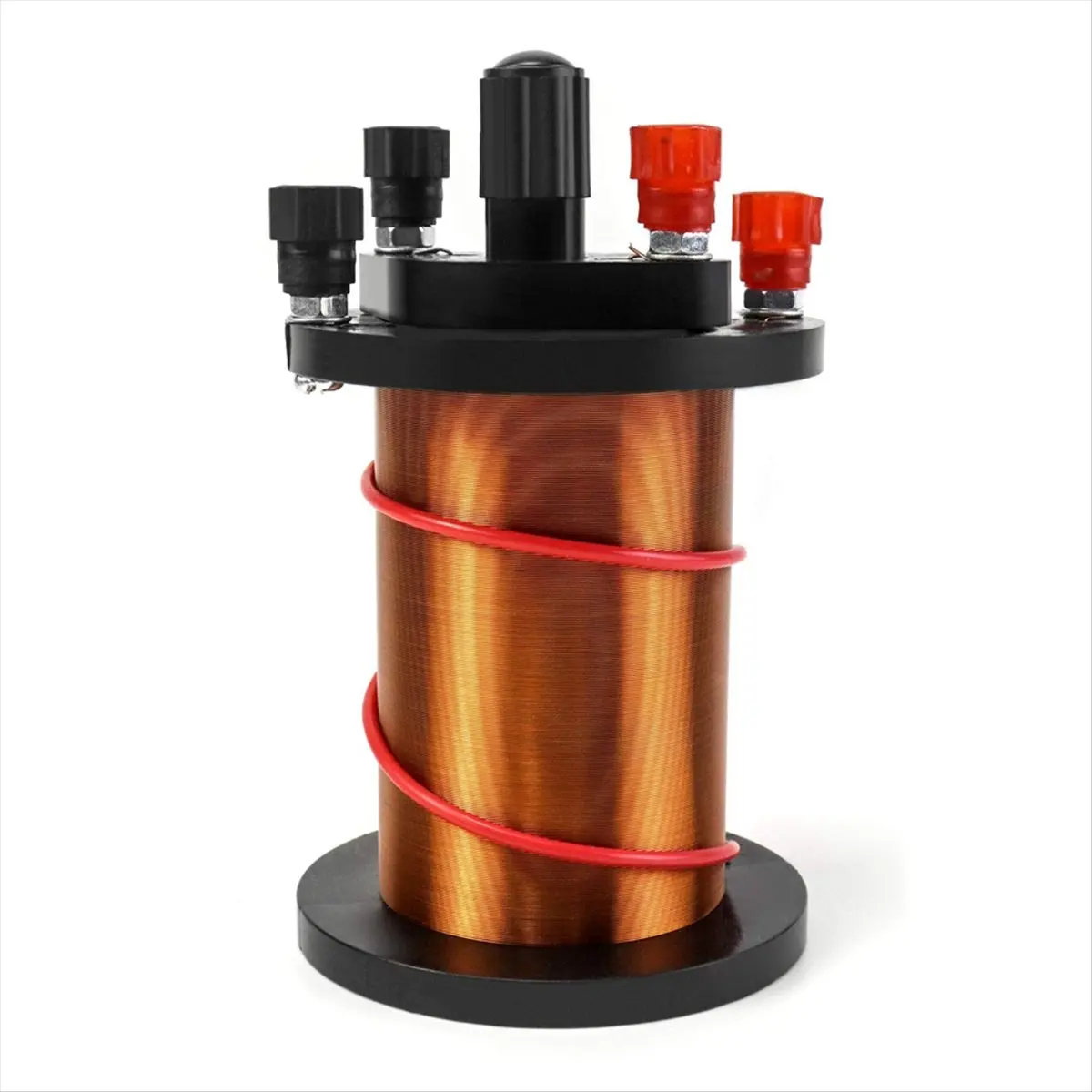 2026 New Demonstration Induction Coil with Primary Coil, Secondary Coil and Cylindrical Magnet for Physics Teaching
