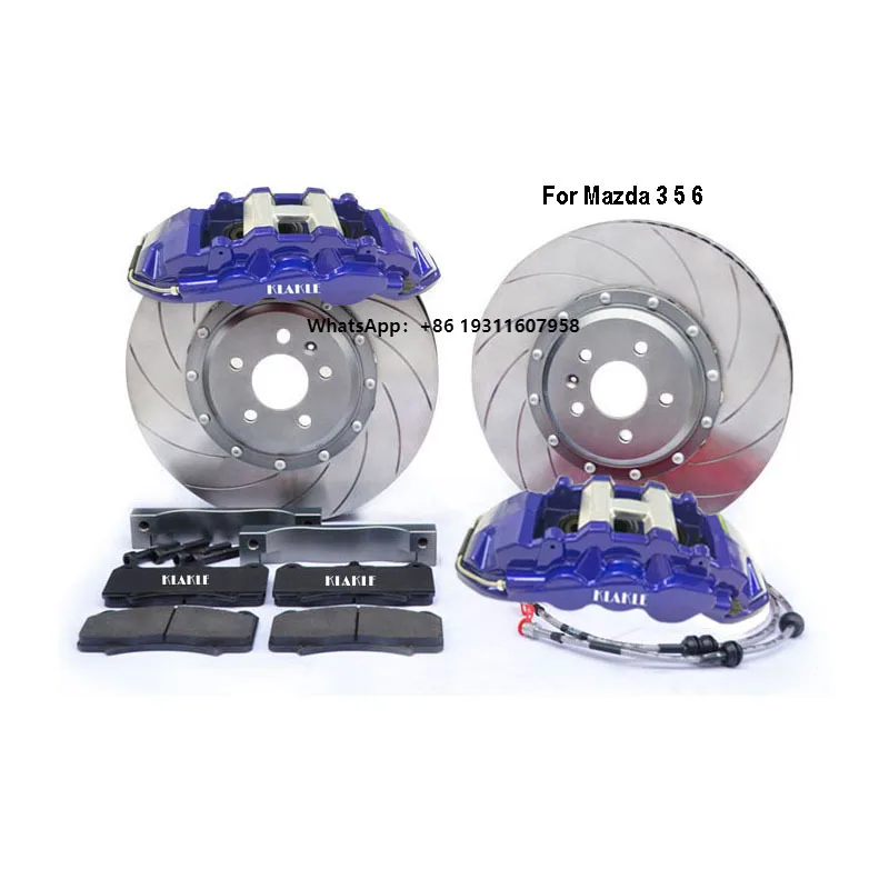 KLAKLE Big Brake Kit for 8520 6 Pot With Rotor Disc 355/380MM Auto Caliper for Subaru Impreza ST Forester WRX