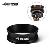 MHW-3BOMBER Magnetic Coffee Dosing Ring 51/53/58mm Dosing Funnel Aluminium Alloy Portafilter Espresso Dosing Ring Barista Tools
