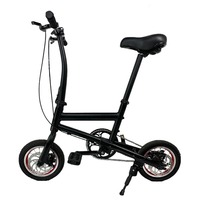 12/14Inch smallest bike parent-child folding bicycle 3 people trike double baby walking artifact ultra-light portable small bike
