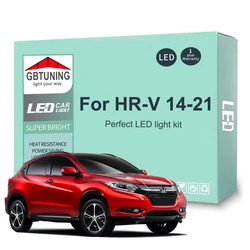 12Pcs Cars Accessories For Honda HR-V HRV 2014 2015 2016 2017 2018 2019 2020 2021 Canbus Dome Trunk LED Interior Light Bulb Kit
