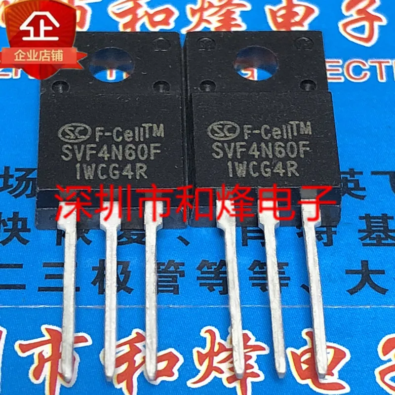 Original 4PCS/ SVF4N60F  TO-220 600V 4A Driving integrated circuit In stock