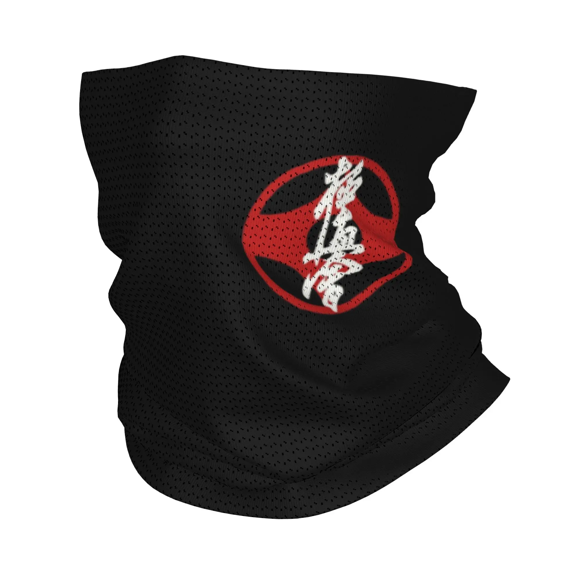 

Custom Kyokushin Karate Logo Bandana Neck Warmer Men Women Winter Hiking Ski Scarf Gaiter Martial Arts Face Cover