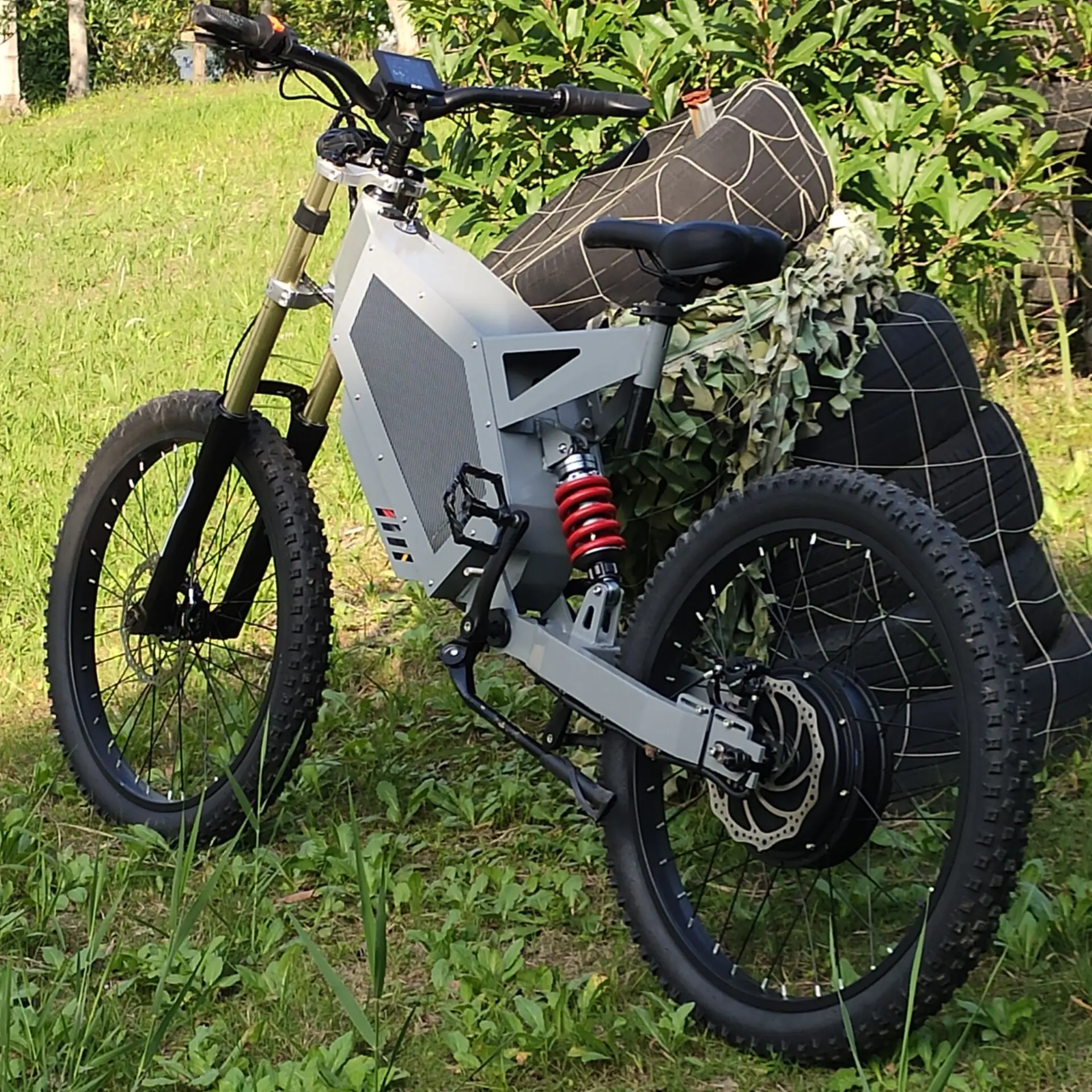 Electric Bicycle 72V 5000W Electric Bike Motorcycle Full Suspension Electric Mountainbike