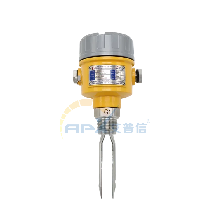 Vibration type tuning fork switch aluminum shell double fork G1 thread four wire relay output industrial liquid level sensor