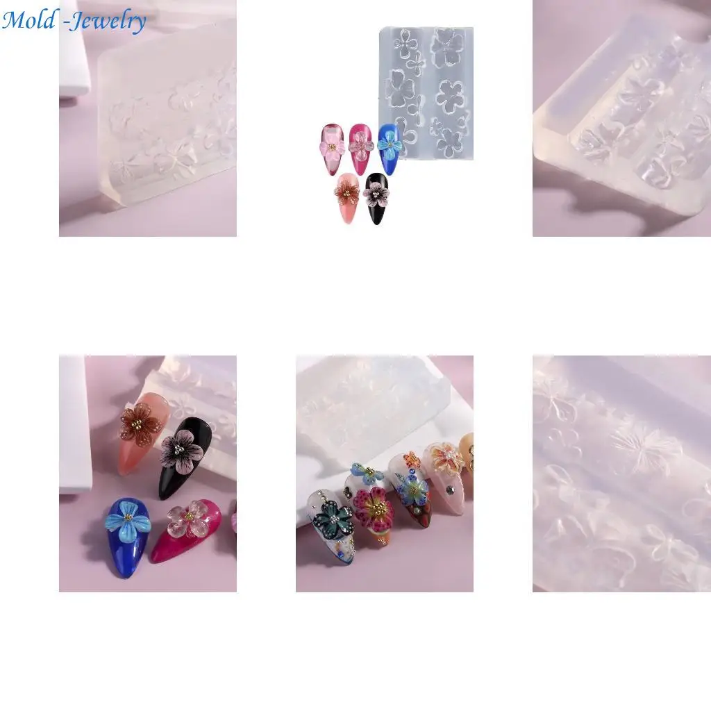 

69HB Flower Art Mold Silicone Stamping Embossing Accessories Mould