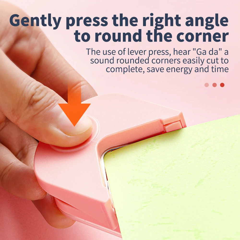 Mini rounder Paper Puncher Scrapbooking R4 Sharp Corner Trimming Card Photo Cutter forniture Cortador De Papel Corner Trimmer