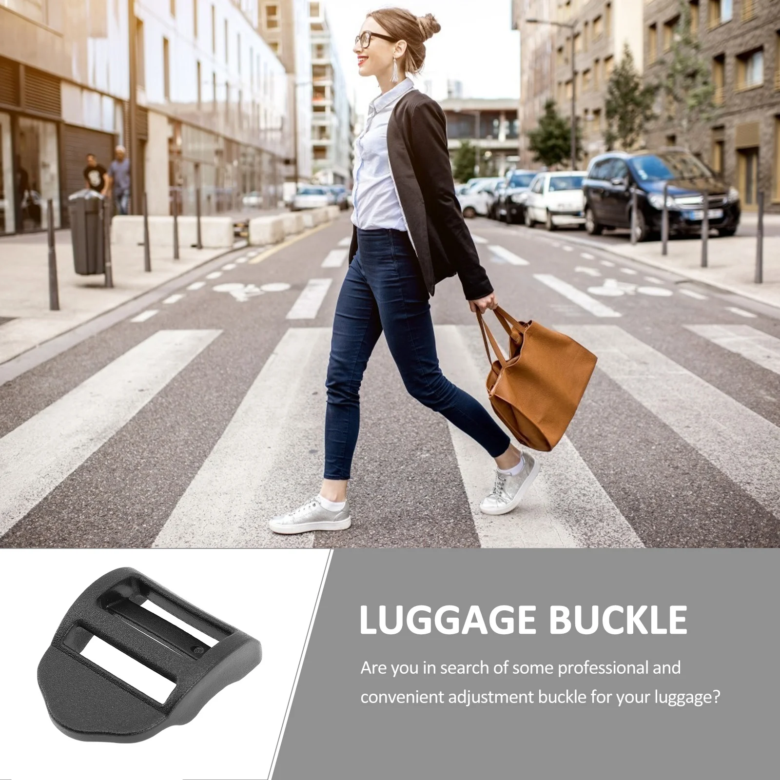 10 قطعة مشبك باراكورد لتعديل حزام الأمتعة مشبك تثبيت بلاستيكي متين لاستبدال أحزمة الظهر والمحافظ