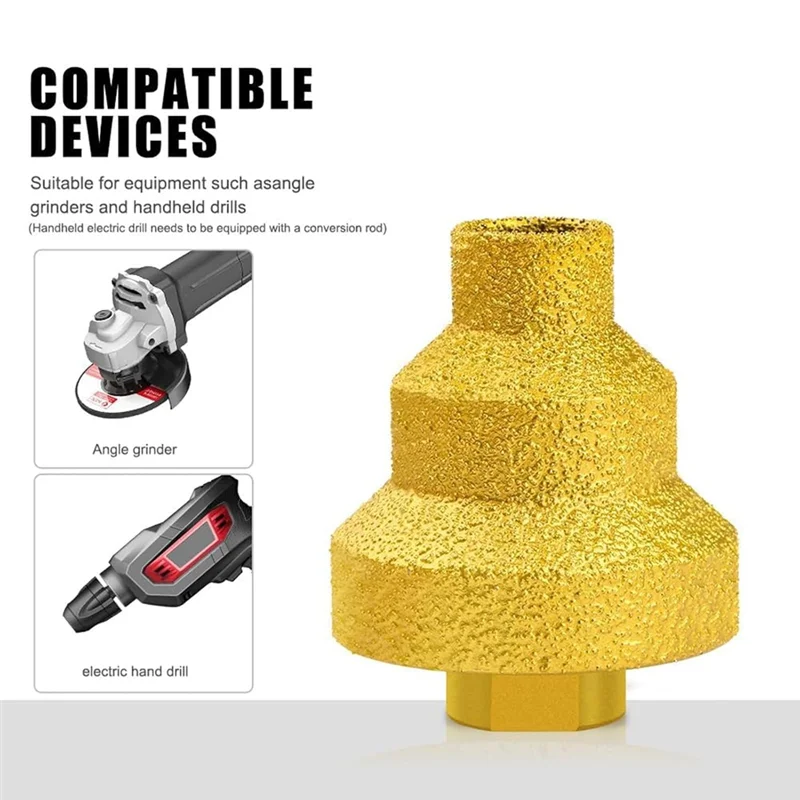 

ABPR-Step Drill Bit 20Mm 35Mm 50Mm Cone Drill Bit Hole Opener For Metal, Wood, Concrete, Tile, Marble