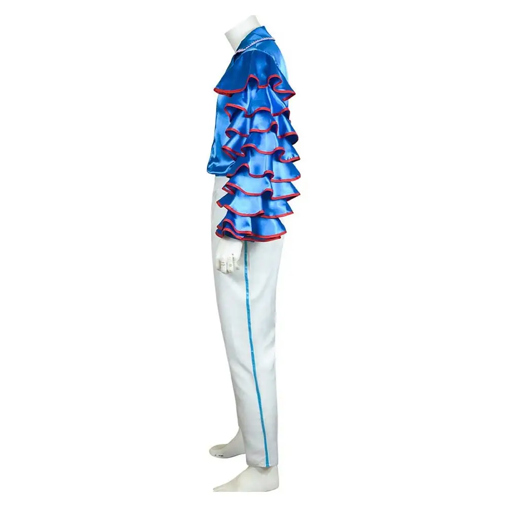 Stanle Cosplay Men Role Costume Movie Mask Digsuise Outfits Male Roleplay Tops Neck Scarf Hat Set Clothing Halloween Party Suits
