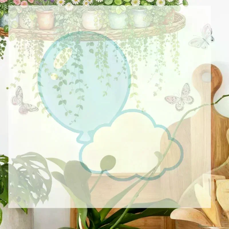 Potted Green Plants Wall Decal Realistic Design Self Adhesive For Living Room Bedroom Home Decor Fresh And Delightful Feeling