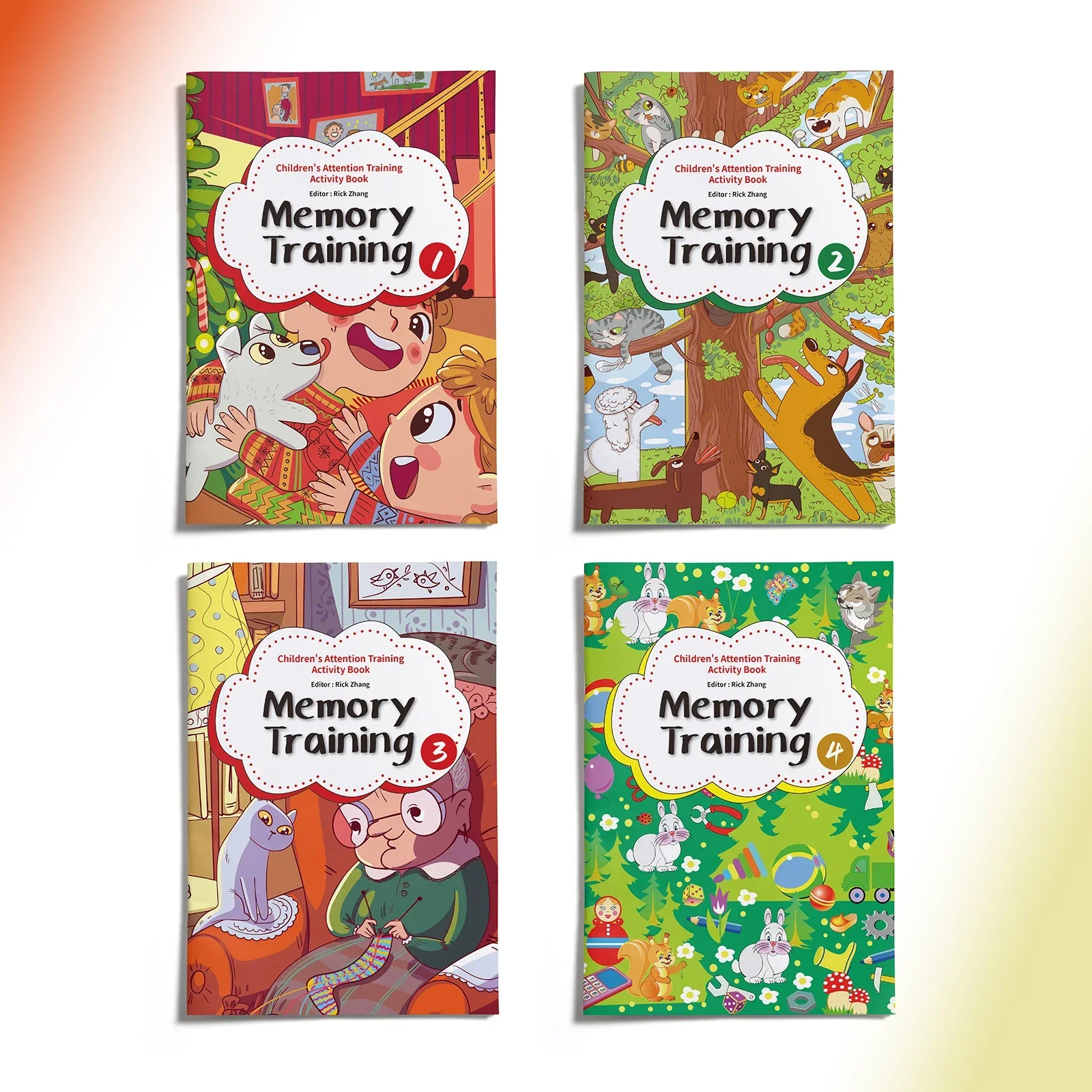 Memory Training Books for Kids | Playful Memory Skills for 3-10 Year Olds