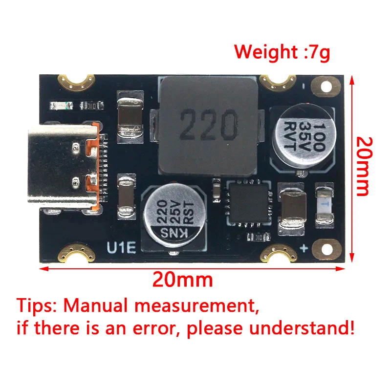 PD65W Fast Charging Module Type-C USB Interface Supports PD3.1 QC3.0 SCP PPS Fast Charger 5V 9V 12V 20V