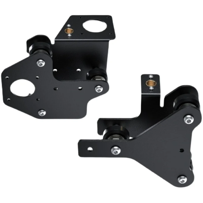 1set 3D printer parts CR-10 S4/S5 X axis motor mount bracket right/left X-axis Front/Back Motor mount Plate with wheels T nut