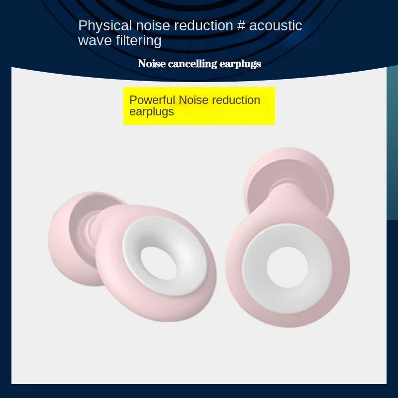 수면 소음 감소 귀마개, 멀티 모드 소음 감소 귀마개, 재사용 가능한 청력 보호, 수영 방수, 1 쌍
