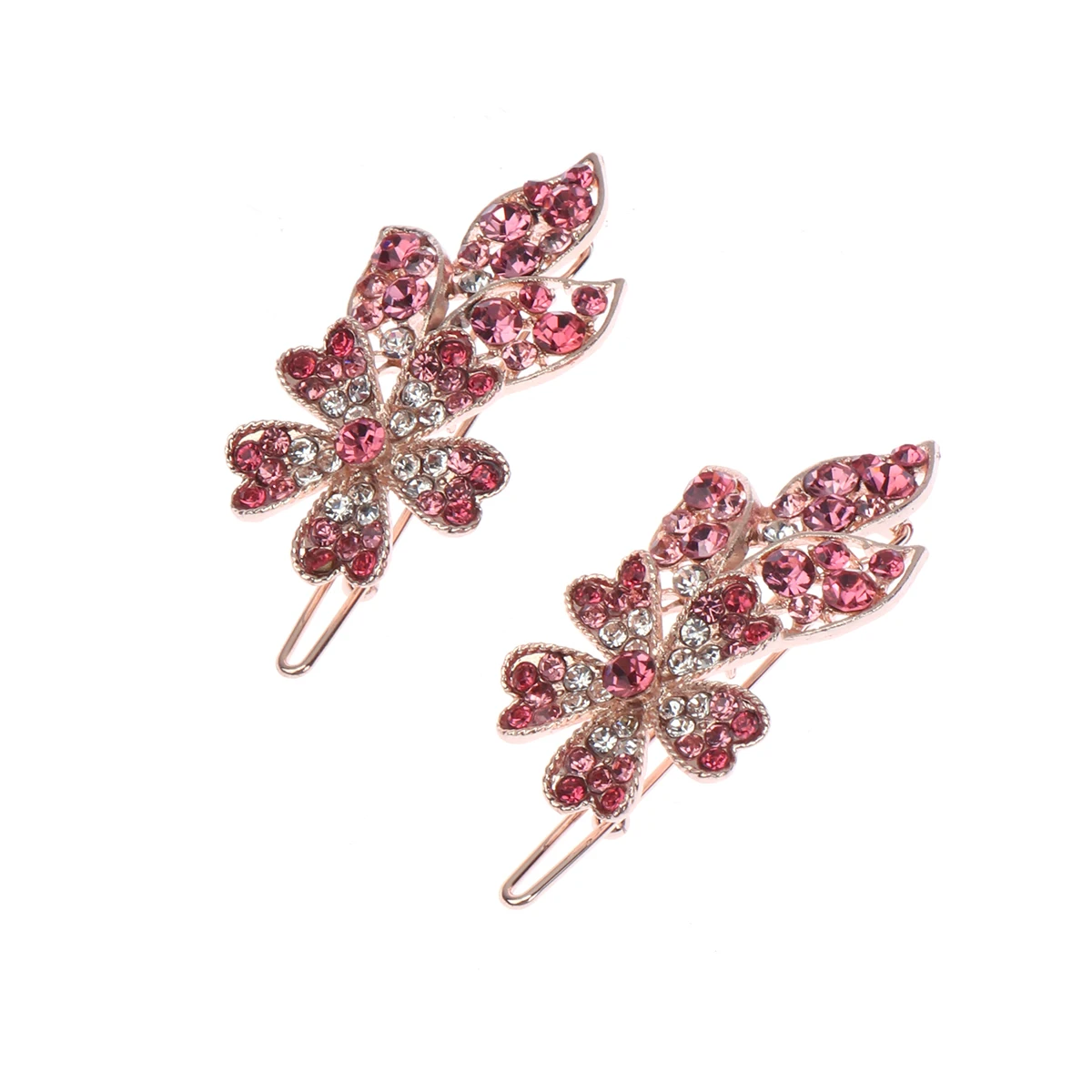 

6 Pcs Hairpin Clip Clips Side for Women Girls Rhinestone Snap Barrettes The Flowers Styling Fancy Forehead