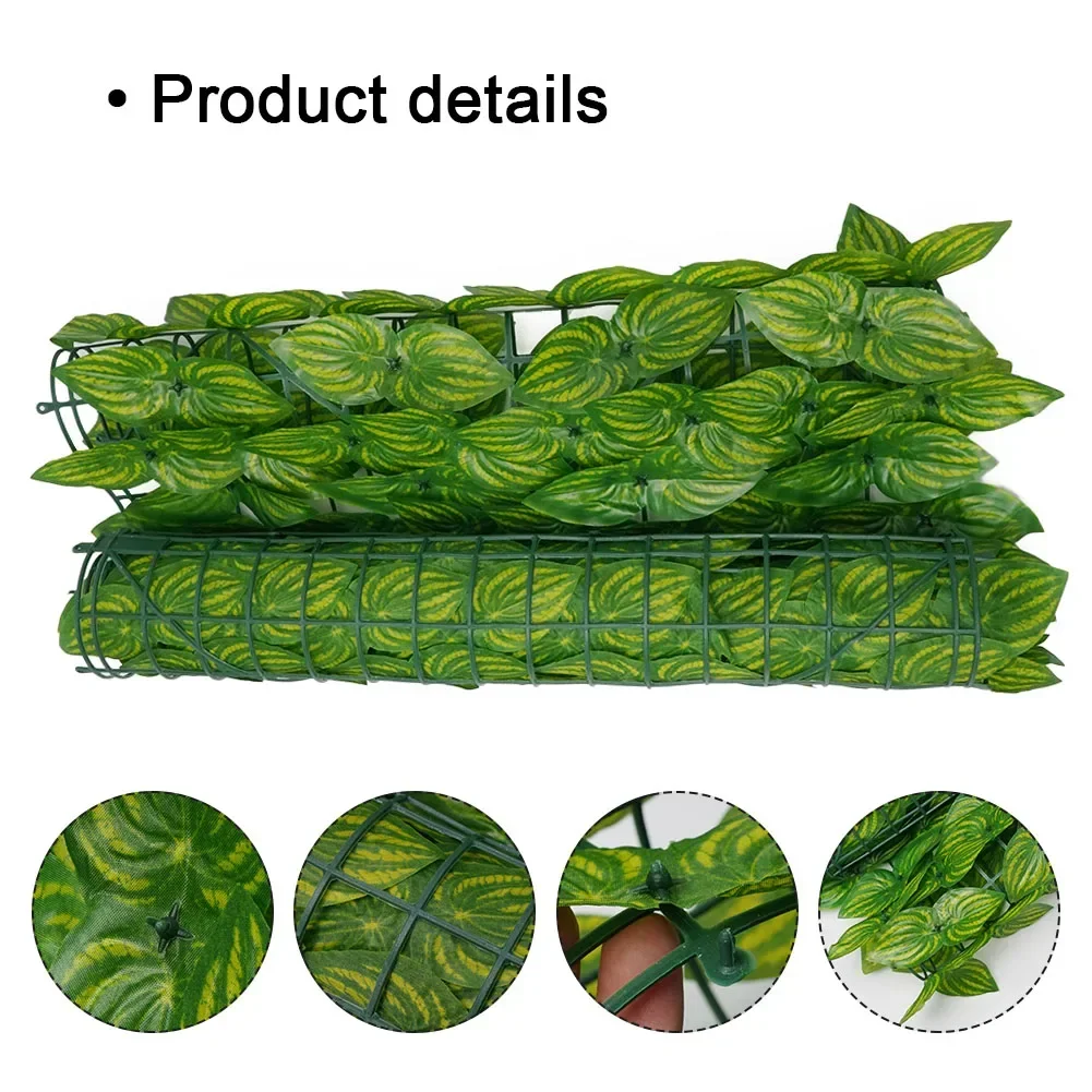 Artificial Leaf Privacy Fence Roll Wall Landscaping Fence Privacy Fence Screen Gardening Tools Parts Wall Art Decoration 0.5x1m