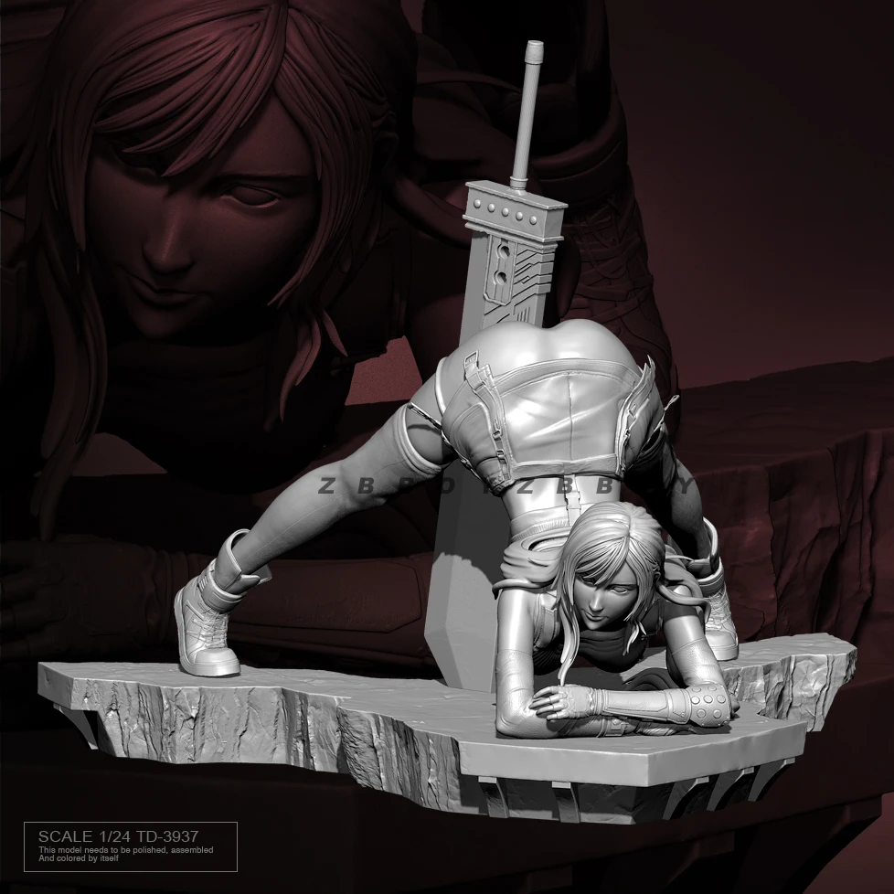 1/24 Resin model kits figure beauty colorless and self-assembled TD-3937(Special Price)