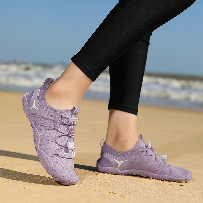 

Women Purple Quick-Drying Water Shoes Non-slip Aqua Sneakers for Snorkeling Kayaking Yoga Beach Outdoor Wading Footwear