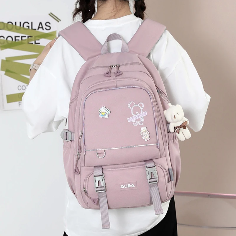 Children School Bags For Girls Large Schoolbag Kawaii Primary School Backpack Kids Book Bag Waterproof Laptop Travel Rucksack