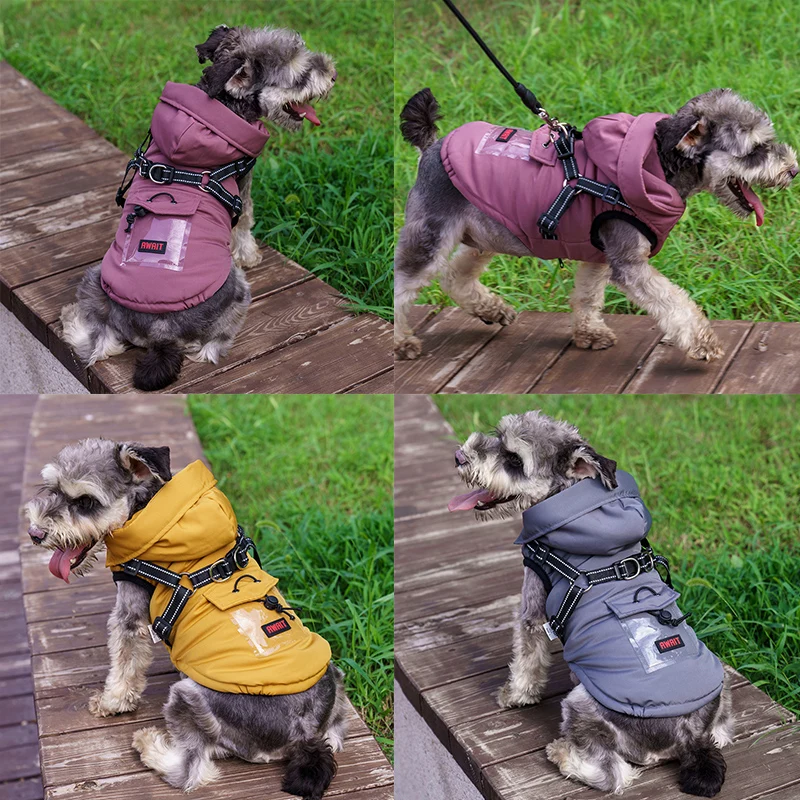 

Winter Warm Puppy Jacket Pet Dog Clothes French Bulldog Waterproof Coat for Small Medium Dogs Pug Chihuahua Cotton Clothing