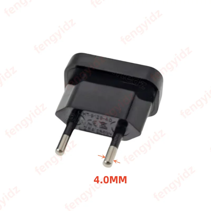 1-5 Stück 4,0/4,8mm Stromstecker-Adapter US zu EU Euro Europa-Stecker Stromstecker-Konverter Reiseadapter Stromwandler-Steckdose
