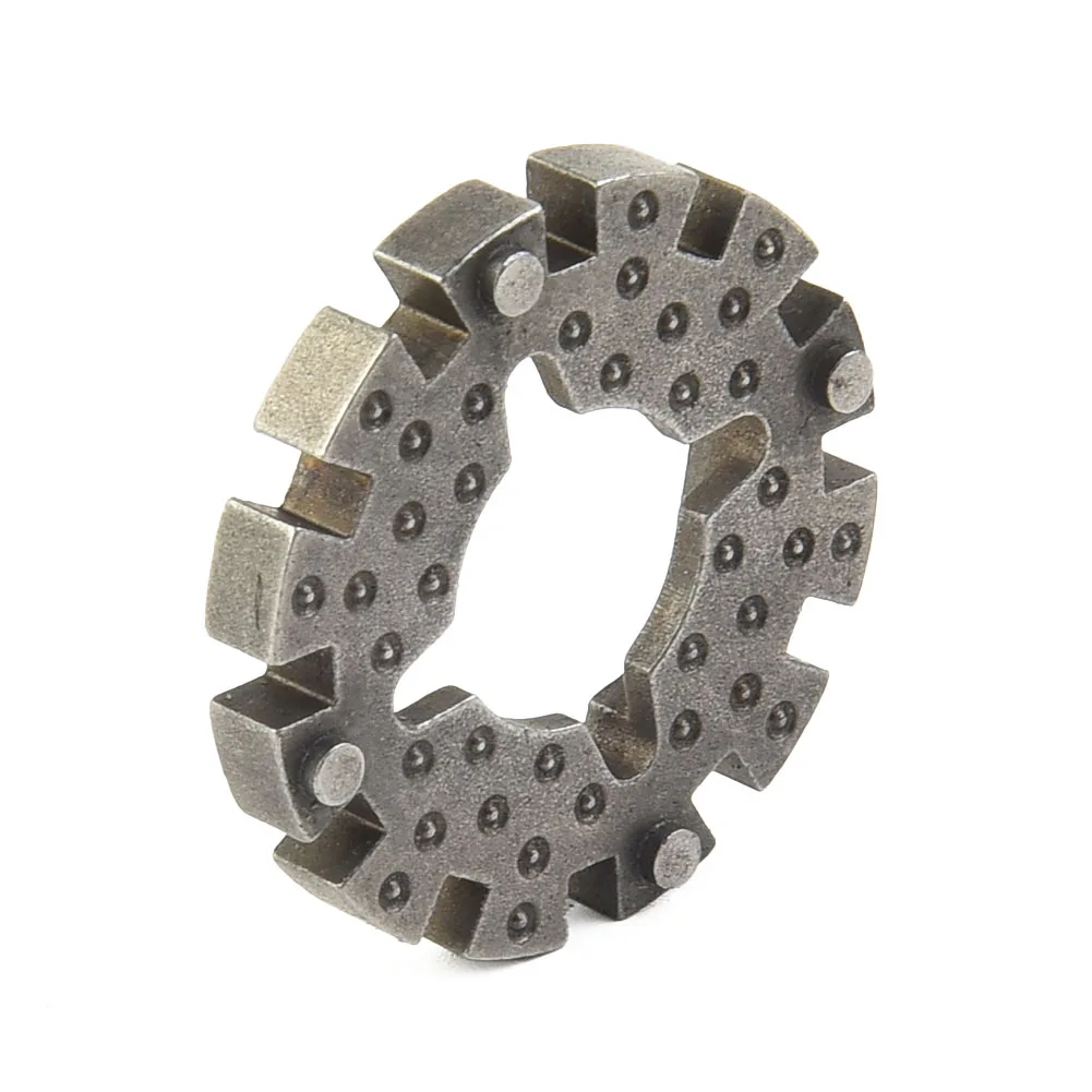 Efficient Oscillating Saw Blade Adapter Oxidation resisting Steel Material Grey Color 1 inch Diameter Woodworking