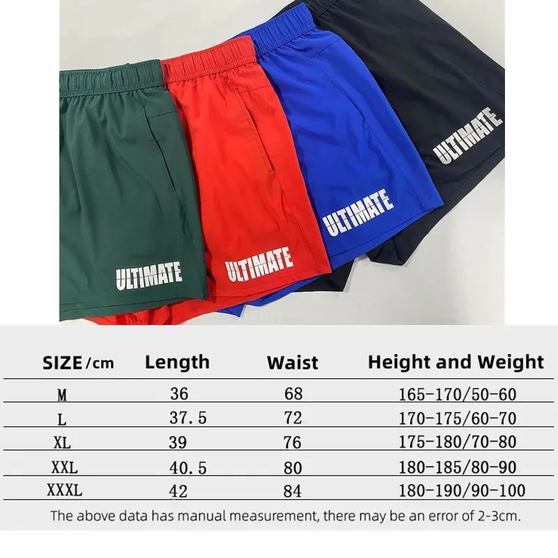 Men Gym Fitness Shorts Bodybuilding Quick-dry Short Male Workout Summer Letter Loose Beach Shorts Crossfit Solid Training Bottom