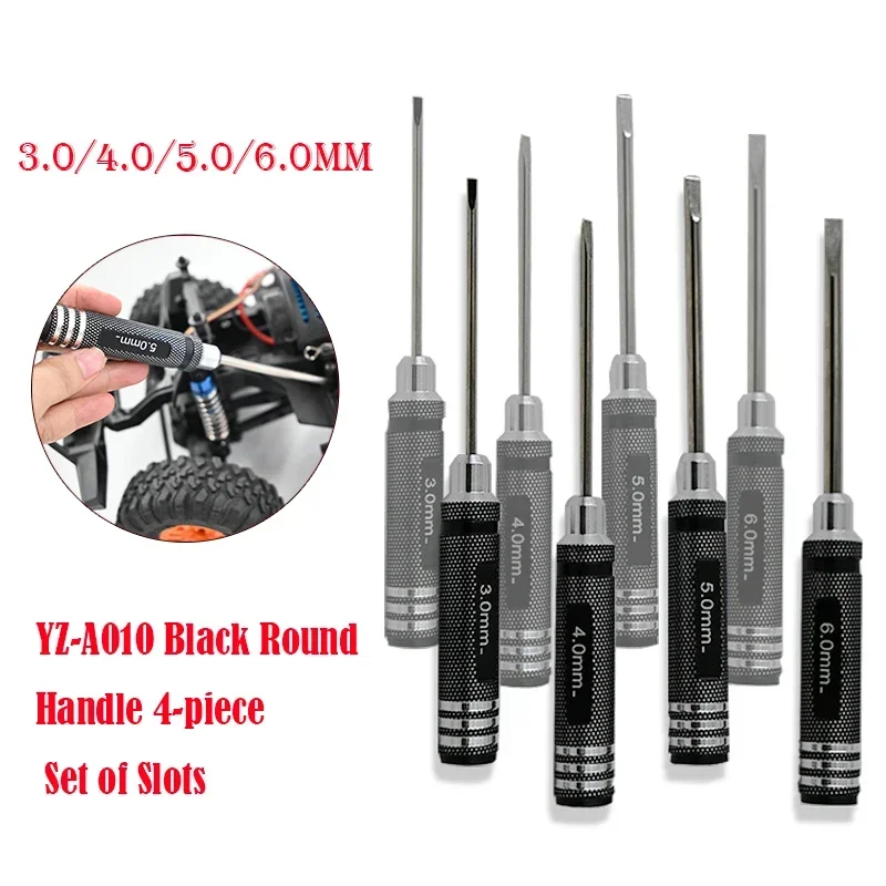 slotted Screw Driver 3.0/4.0/5.0/6.0mm Screwdriver Kit for RC Helicopter Drone Aircraft Repair Tool Helicopter Wrench