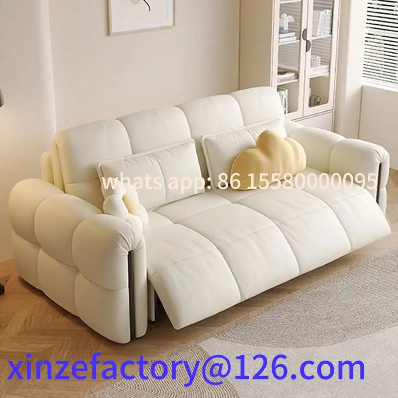 

Customizable Modern Light Luxury Smart Sofa Bed Multifunctional Foldable Retractable Dual Use