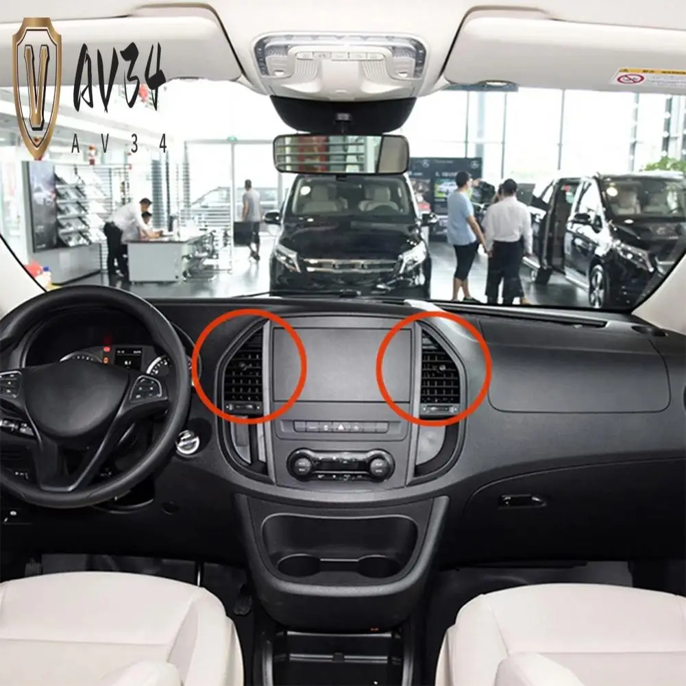

AV34-Front Dash Center Air Vent Air Conditioning Grille Vents For Mercedes-Benz Vito V260 W447 W448 15-24