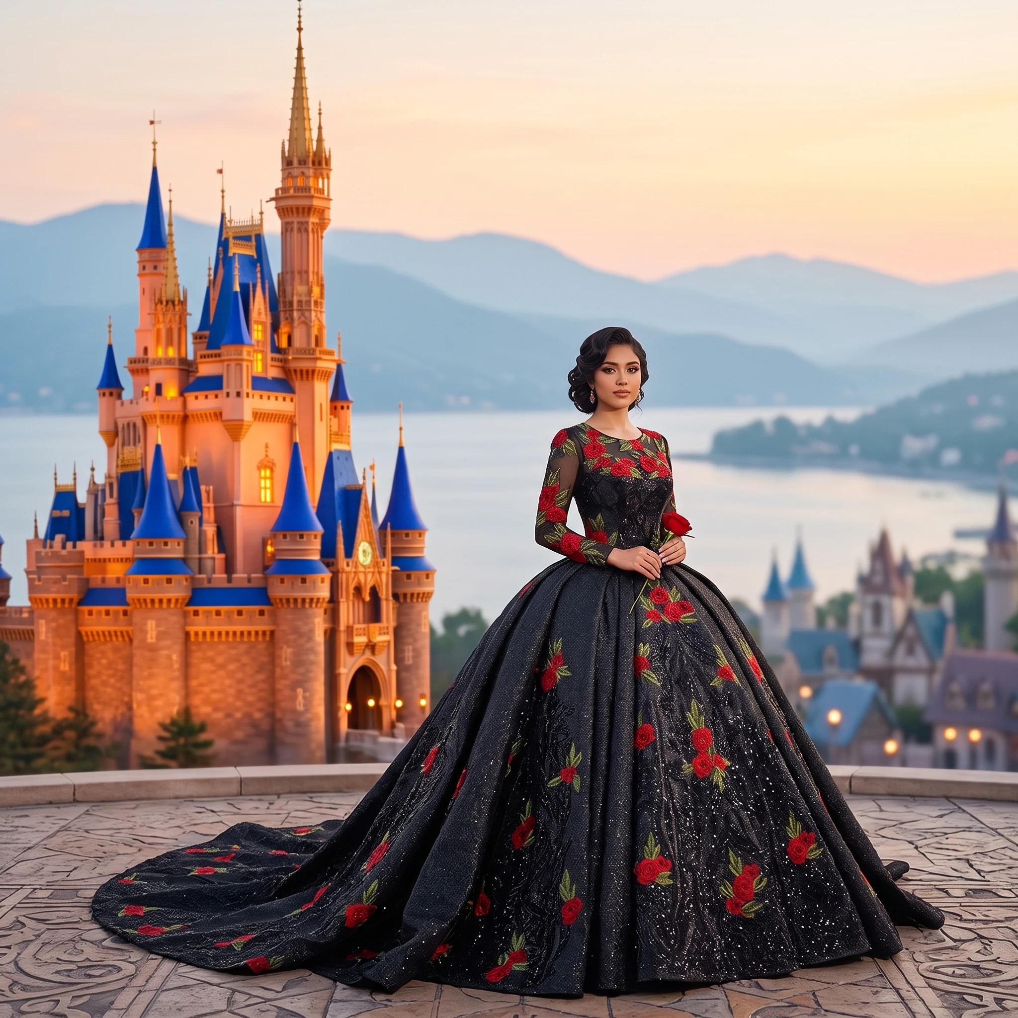 Factory Wholesale Evening Dress for Women Customized O-Neck Organza Long Evening Bridesmaid Dress vestidos de 15 quinceañeras