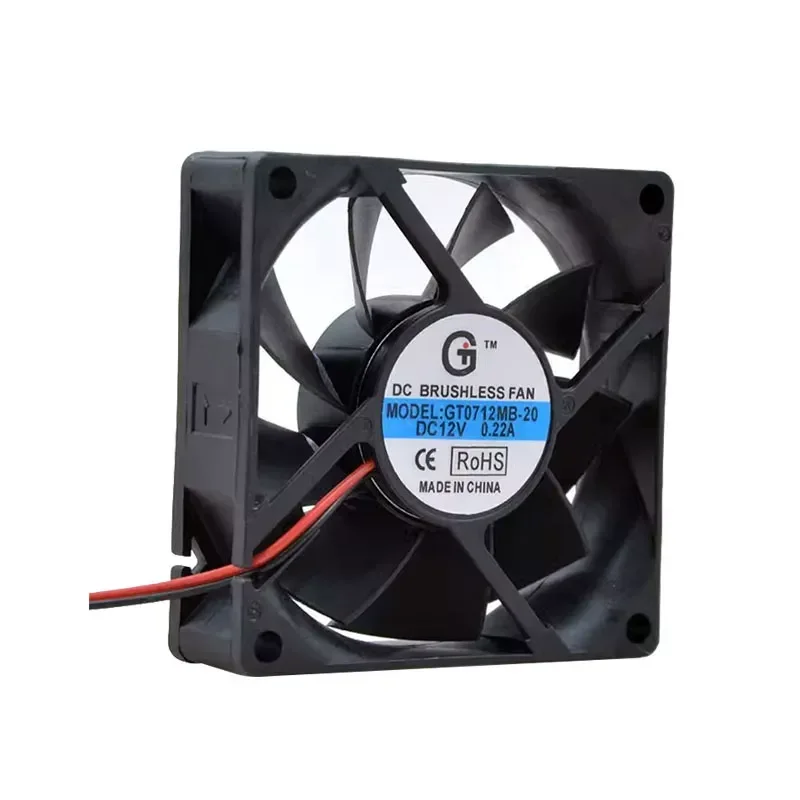 for GT 7CM 12V 0.22A 7020 GT0712MB-20 Computer Mainboard CPU Power Supply Large Air Volume Cooling Fan
