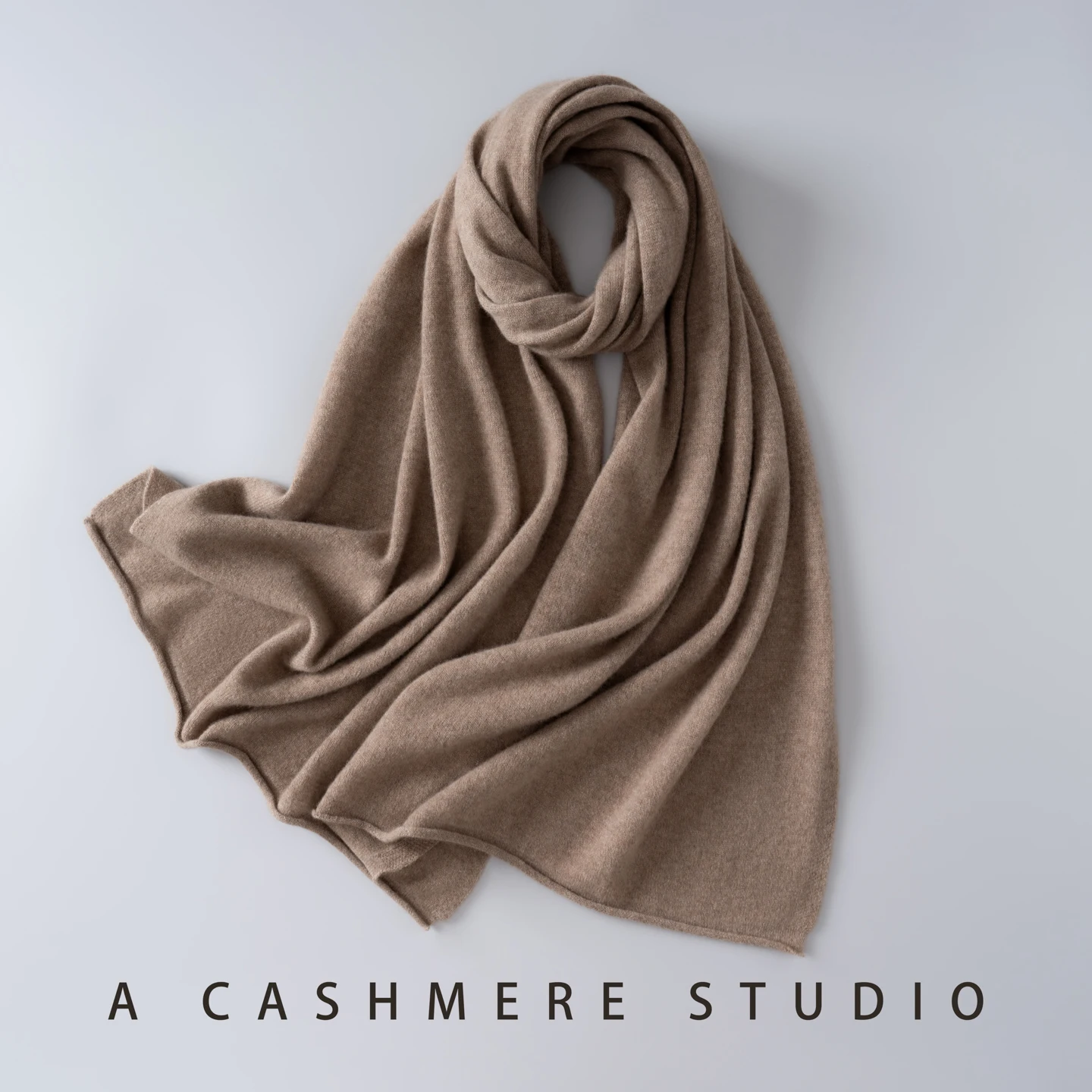 A-Class 100% Cashmere Long Scarf Men Women Solid Color Knitted High Quality Winter Warm Unisex Large Thick Scarf