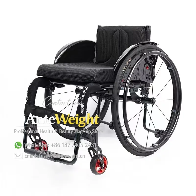 2026 Ultra Lightweight Steel Manual Wheelchair for Leisure & Sport Rigid & Active Design