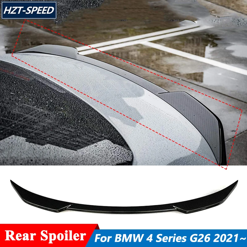 High Quality Dry Carbon Fiber Material Trunk Wing Rear Spoiler For BMW 4 Series G26 Tuning 2021 Up