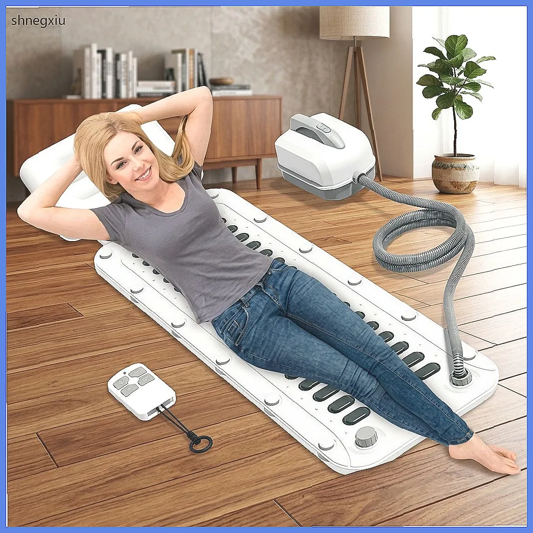 Wireless Remote Control Portable Spa Mat, Waterproof Anti-Slip Bubble Bath Massager for Bathtub Relaxation