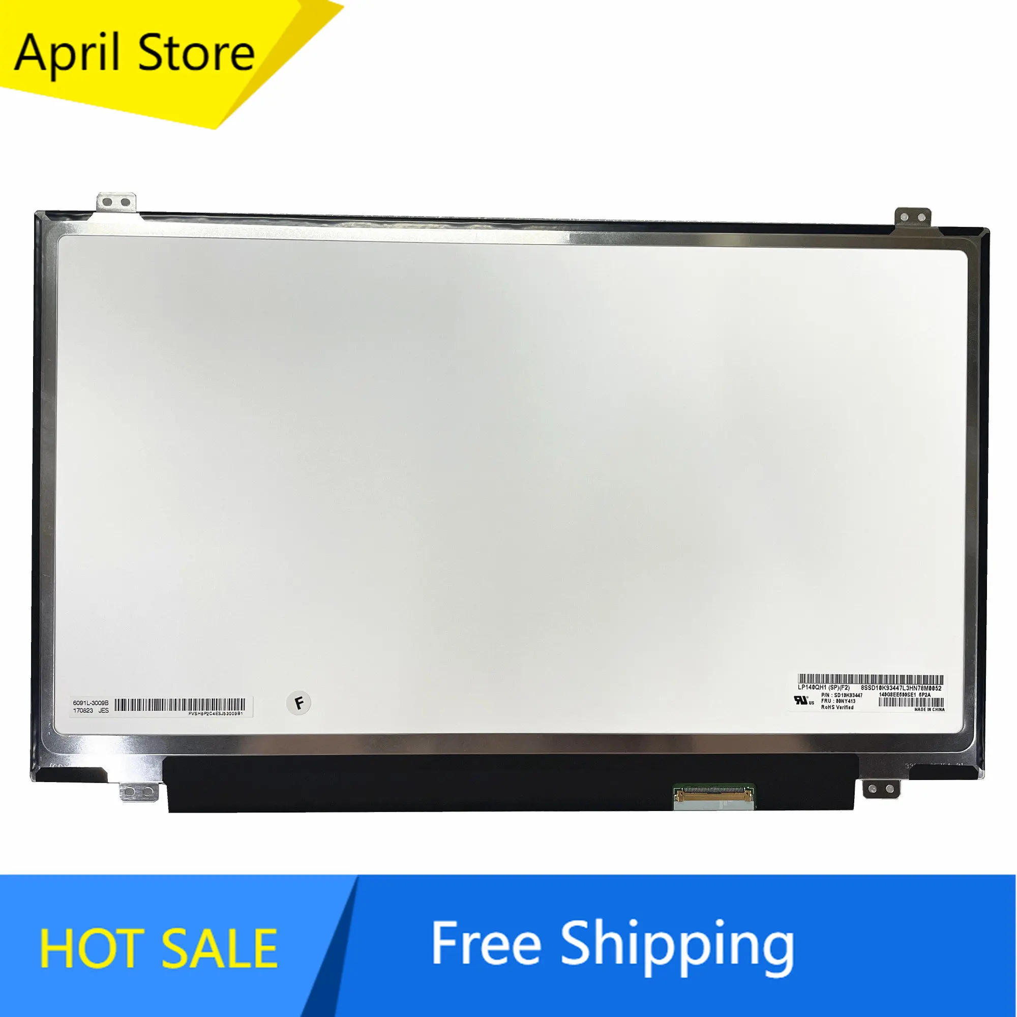 

LP140QH1-SPF2 Fit LP140QH1-SPF1 B140QAN01.5 For Lenovo T460 T460S T470 T470S 2560*1440 EDP 40 Pins LCD Screen FRU: 00NY413