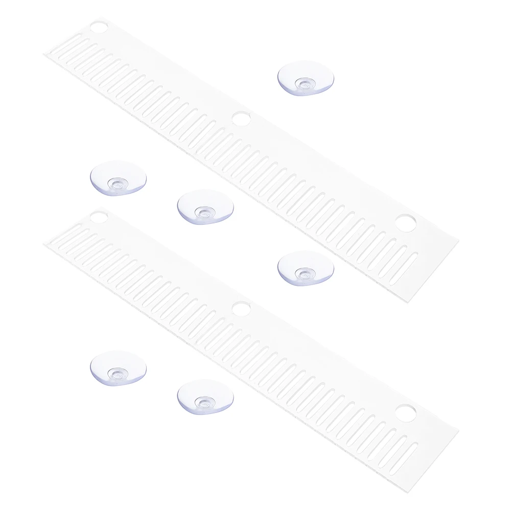 

2pcs Fish Tank Comb Divider Durable Anti-Overflow Aquarium Accessory Multi-functional Overflow Barrier Fish Grid Drip for Tanks