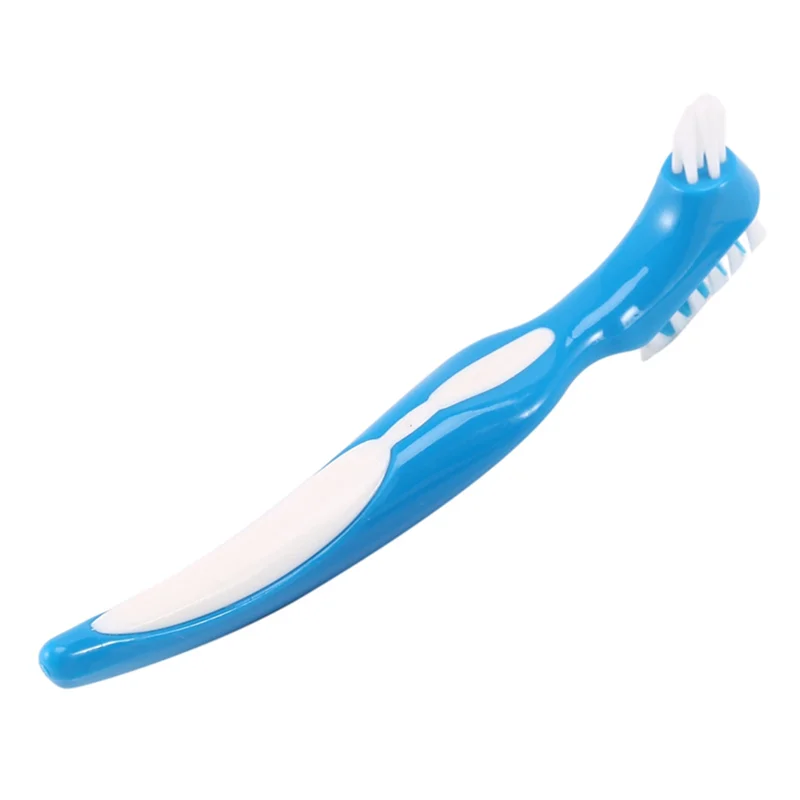 

AA20-72 Pack Denture Brush Hard Denture Cleaning Brush False Teeth Brush Toothbrush