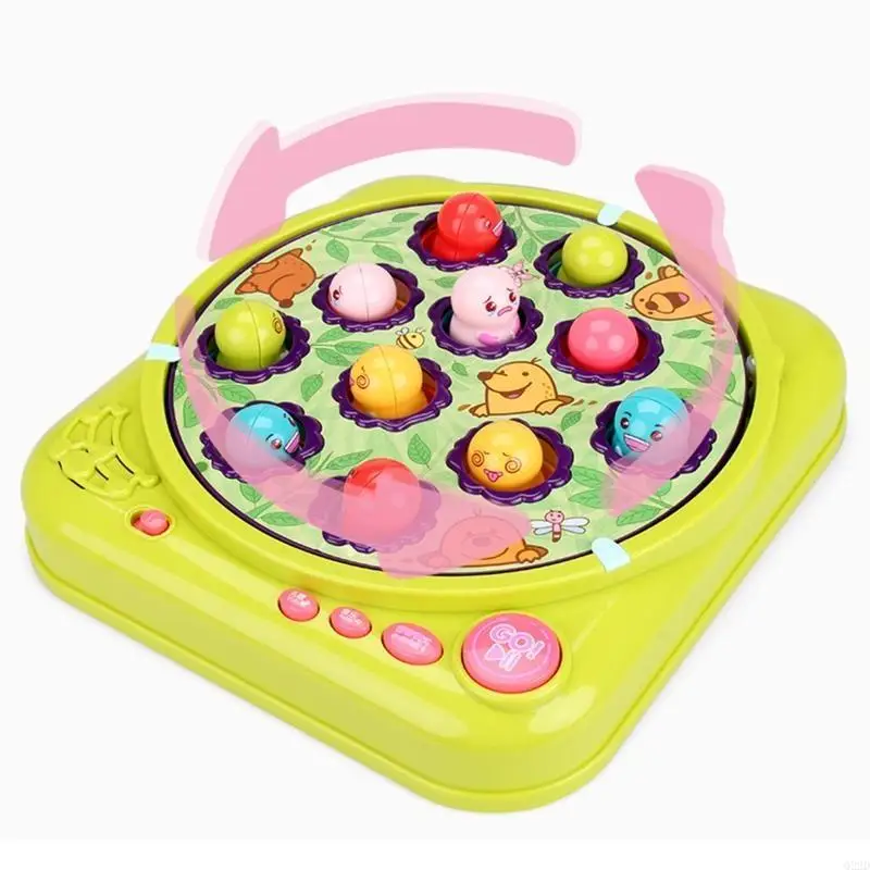 

Q22D Children Electric Whack-A-Mole Toy Pounding Knocking Hamster Music Parent-Kid Interactive Game Machine