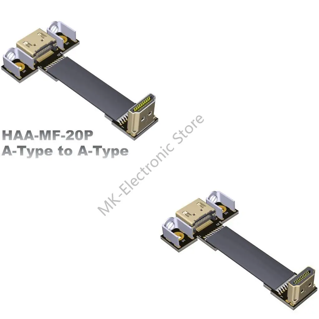 

R2LF HDMI2.0b Male to Female Extension Wire 4 K@60Hz Resolution Easy Installation