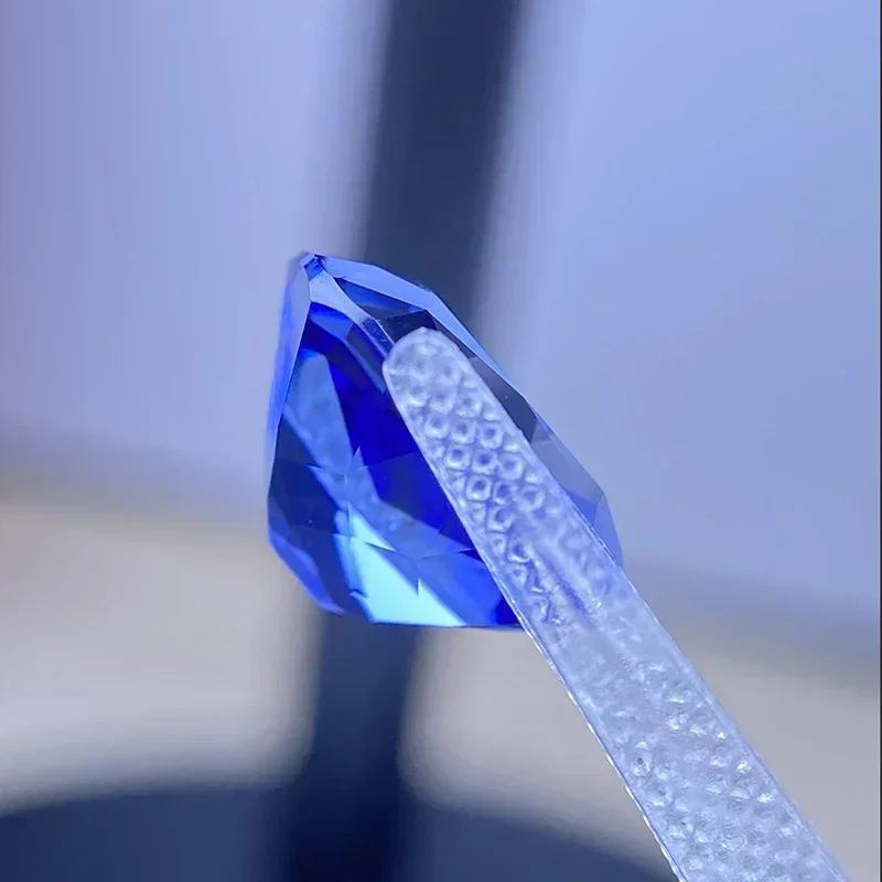 

Lab Grown Sapphire Cushion Cut Royal Blue Color VVS1 Charms for Jewelry Making DIY Ring Necklace Earrings Main Materials