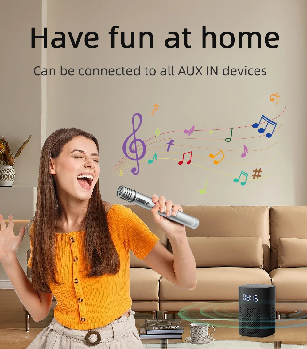 BQCC Drahtlose Mikrofon Auto Radio Stereo Karaoke Mikrofon Handheld Bluetooth Reverb Mic Singen Live Broadcast Home KTV Party