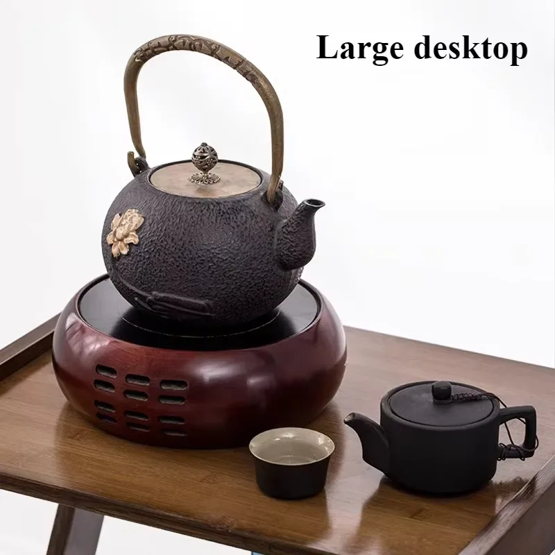 Multifunctional household storage furniture, removable storage rack Bamboo coffee table Living room small side table with wheels