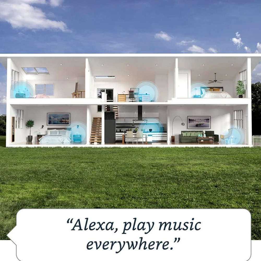 Operated Hot Sale  Home Mini  Speaker  All-new Echo Dot5  Generation  Speaker with Alexa Phone Screen All view 3