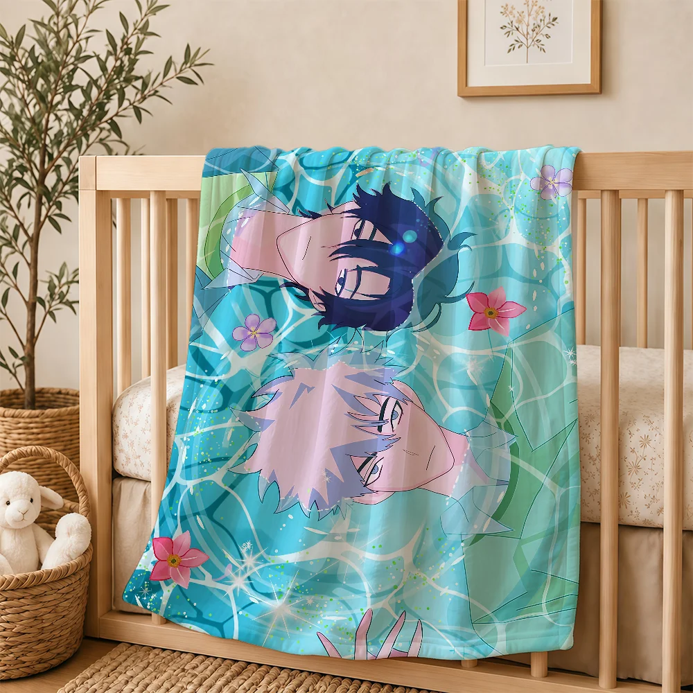 Anime L-LINK C-CLICK Blanket For Plush Throw Soft Warm Knee For Bedroom Living Room Bed Sofa Camping Picnic Office Gift