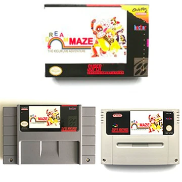 Dream Maze The Kigurumi Adventure game cartridge For snes ntsc pal video game