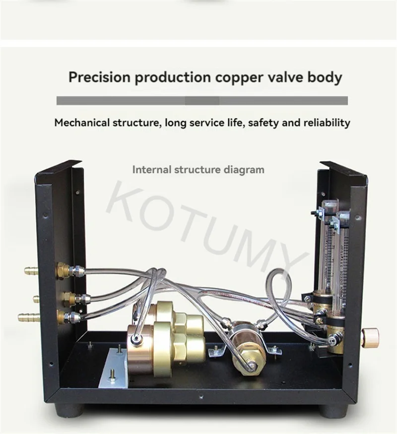 New Ar+CO2 Gas Mixer Gas Mixer Argon Arc Welding Machine Mixer Portable CO2 Argon Gas Mixer